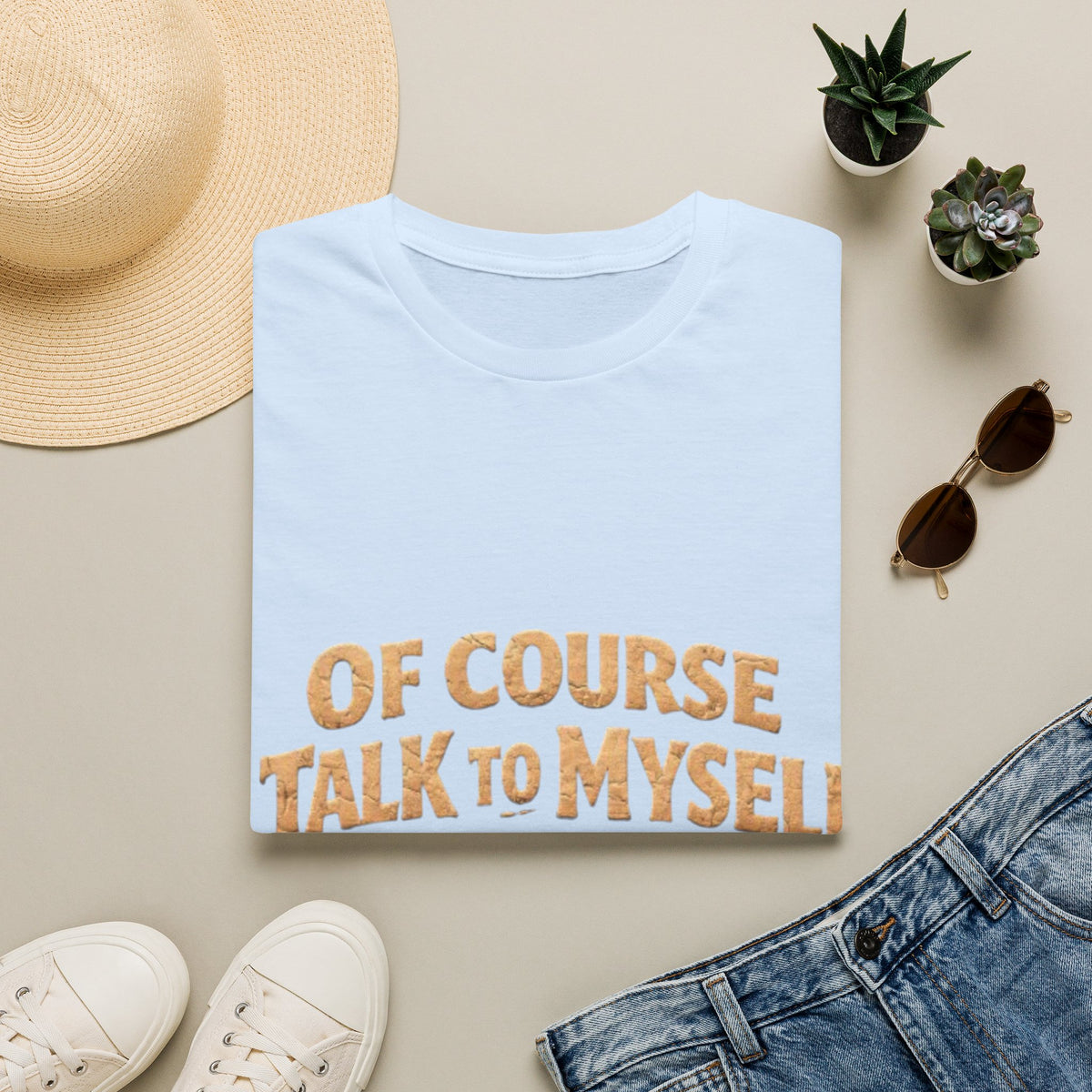 Adult T-Shirt — "Of Course I Talk to Myself, Sometimes I Need Expert Advice" Funny Graphic Tee
