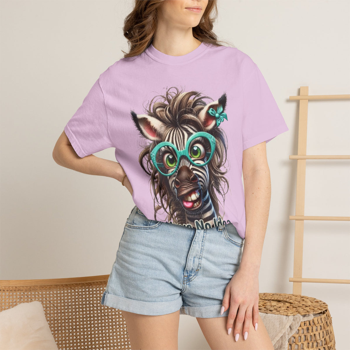 Funny Zebra Adult T-Shirt — "I Have No Idea What I’m Doing" Graphic Tee
