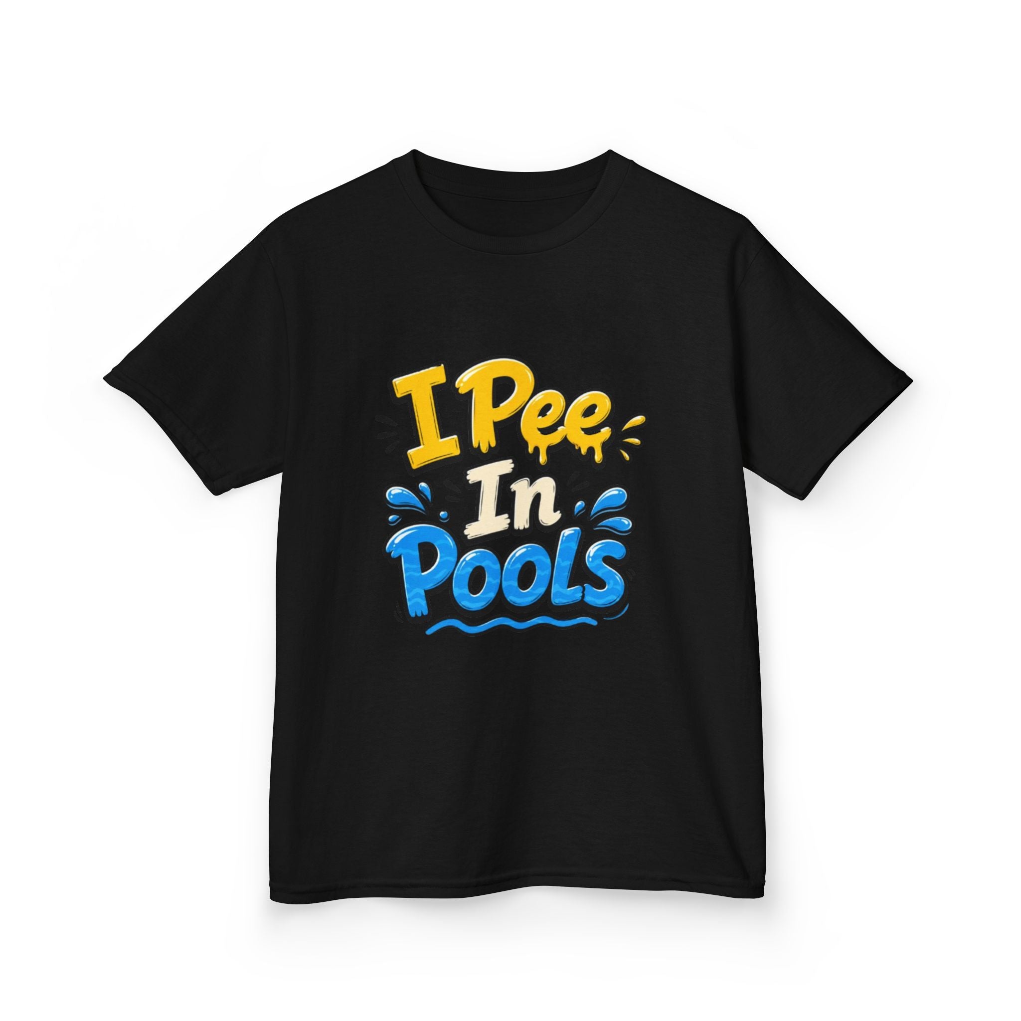 Kids Tee — "I Pee In Pools" Funny Summer Swim Shirt
