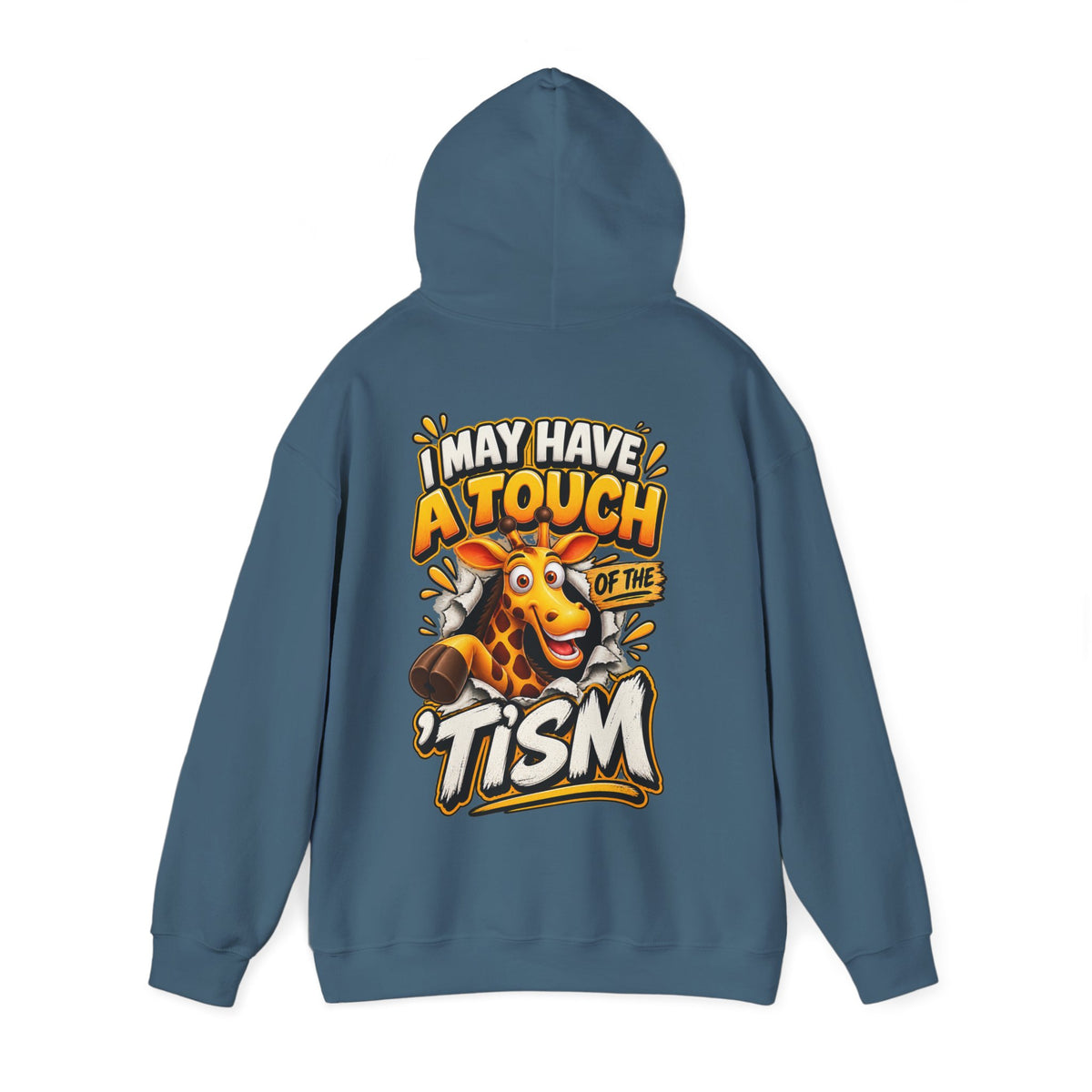 Giraffe 'I May Have a Touch of the Tism' Graphic Adult Hoodie