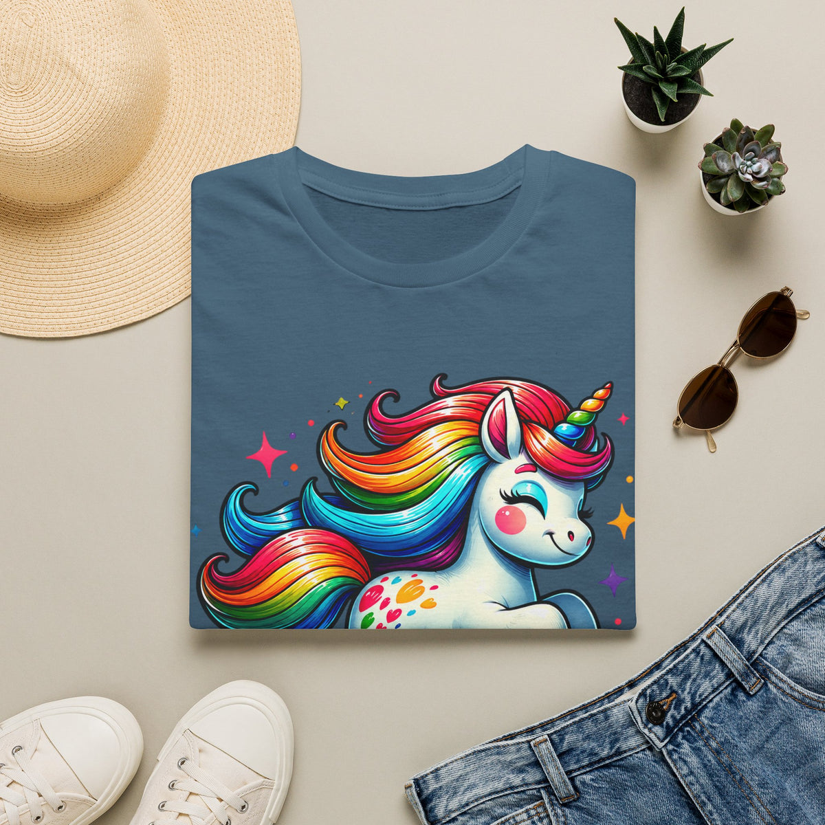 Funny Unicorn Chaser Adult T-Shirt — Rainbow Magical Unicorn Tee