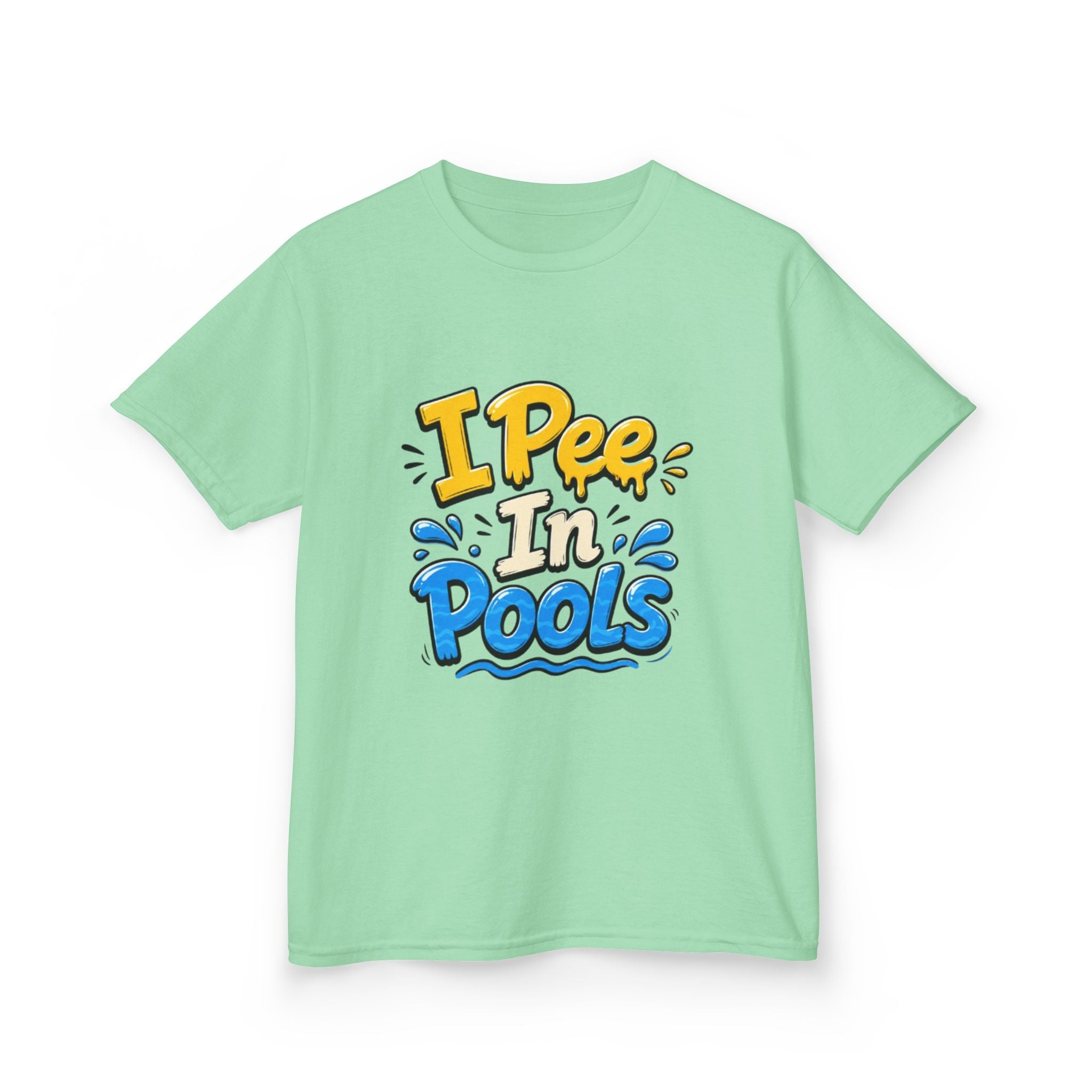 Kids Tee — "I Pee In Pools" Funny Summer Swim Shirt