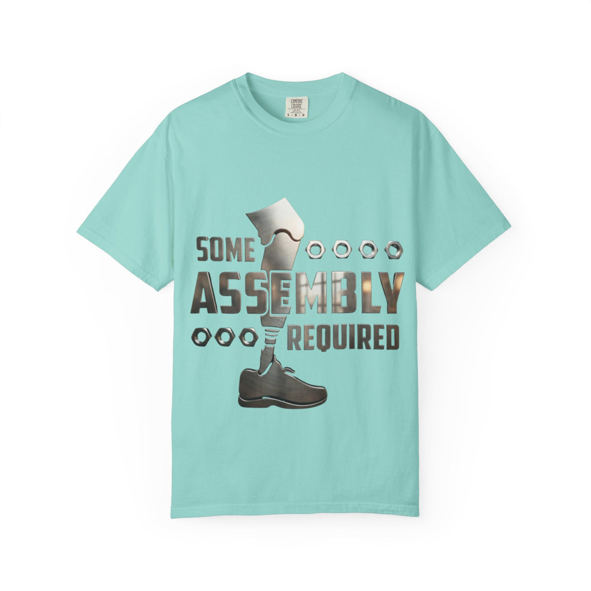 Some Assembly Required Adult T-Shirt — Funny DIY Carpenter Tee