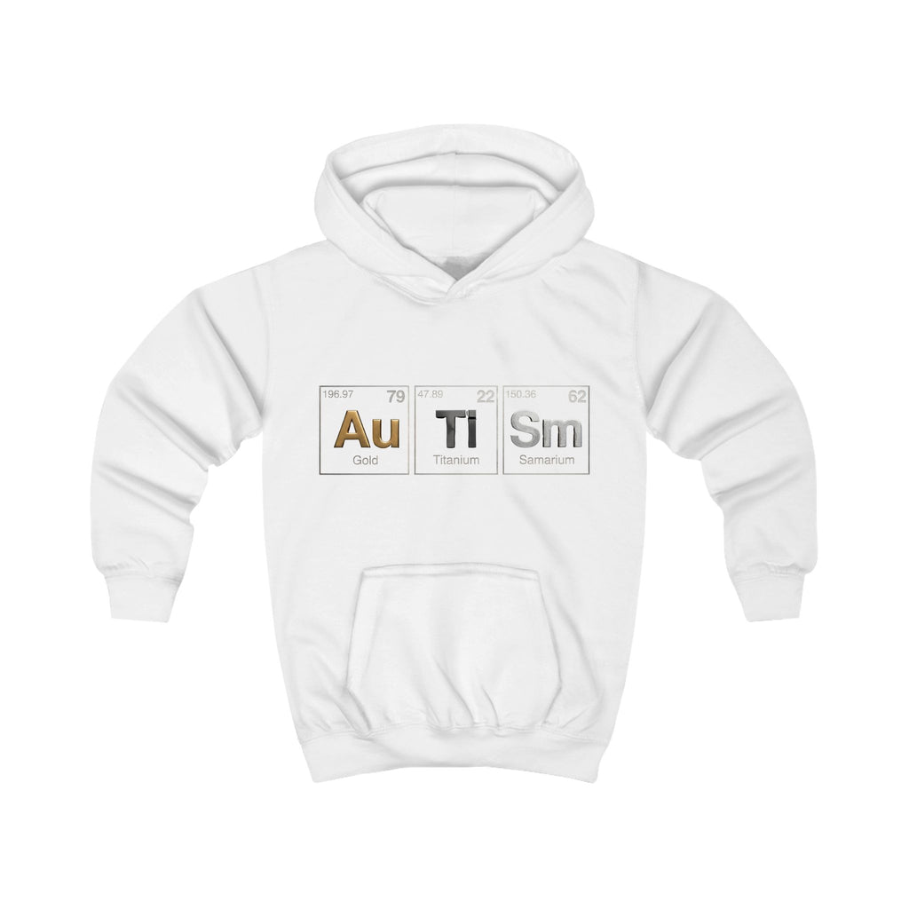 Autism Awareness Kids Hoodie — 'Au Ti Sm' Periodic Table Design