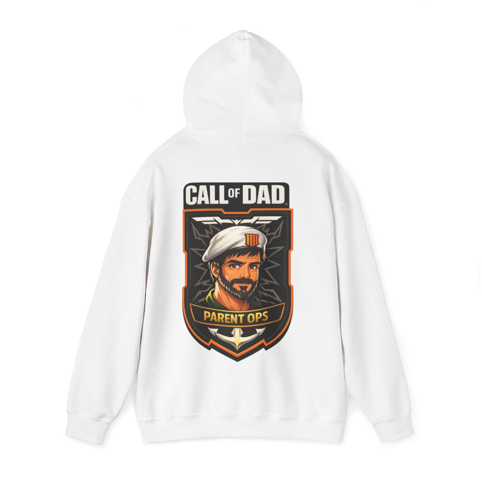 Adult Hoodie - "Call of Dad: Parent Ops" Tactical Gamer Hooded Sweatshirt