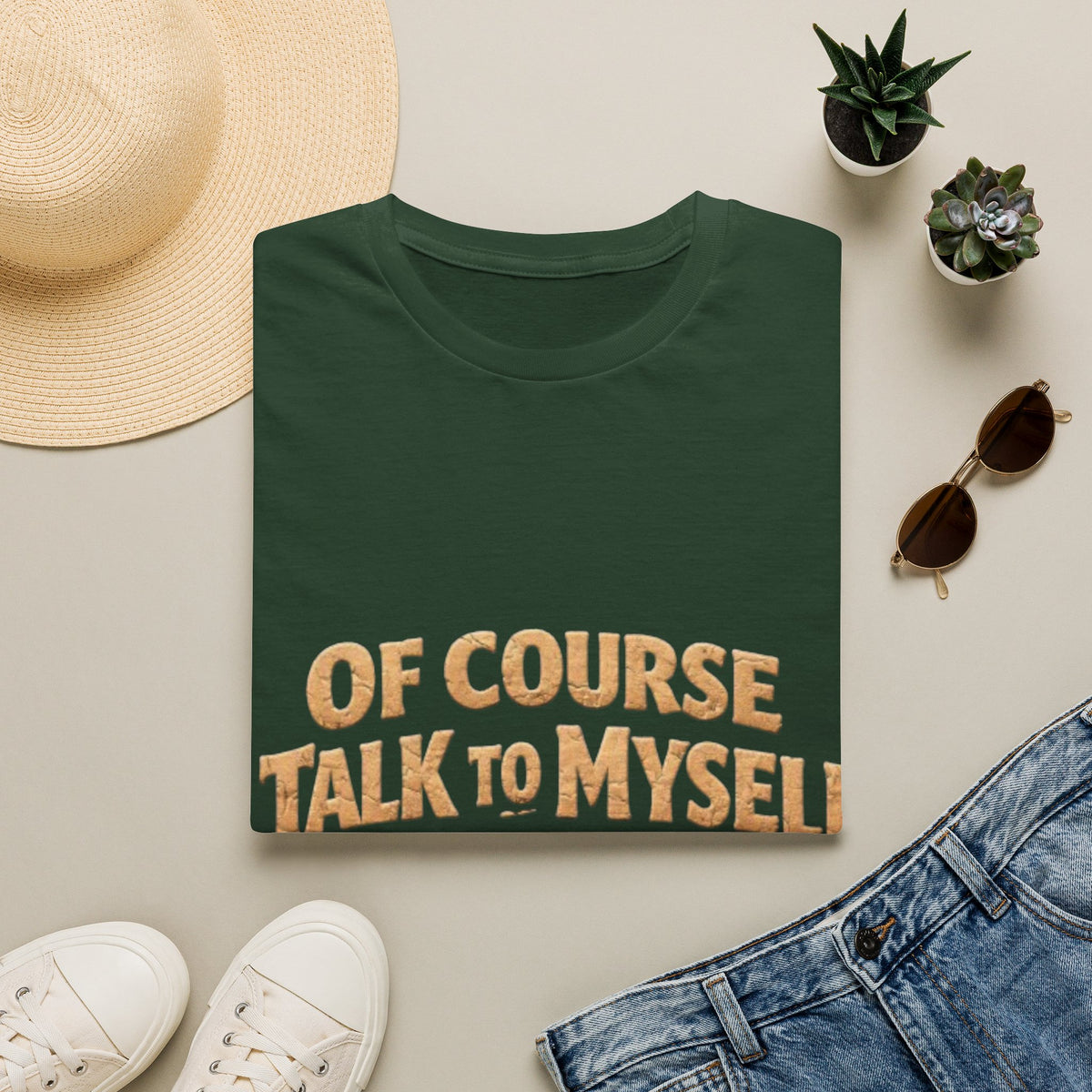 Adult T-Shirt — "Of Course I Talk to Myself, Sometimes I Need Expert Advice" Funny Graphic Tee