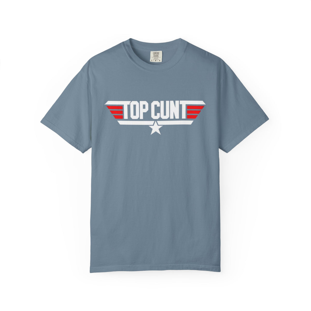 Top Cunt Graphic Adult T-Shirt — Retro Military-Inspired Statement Tee