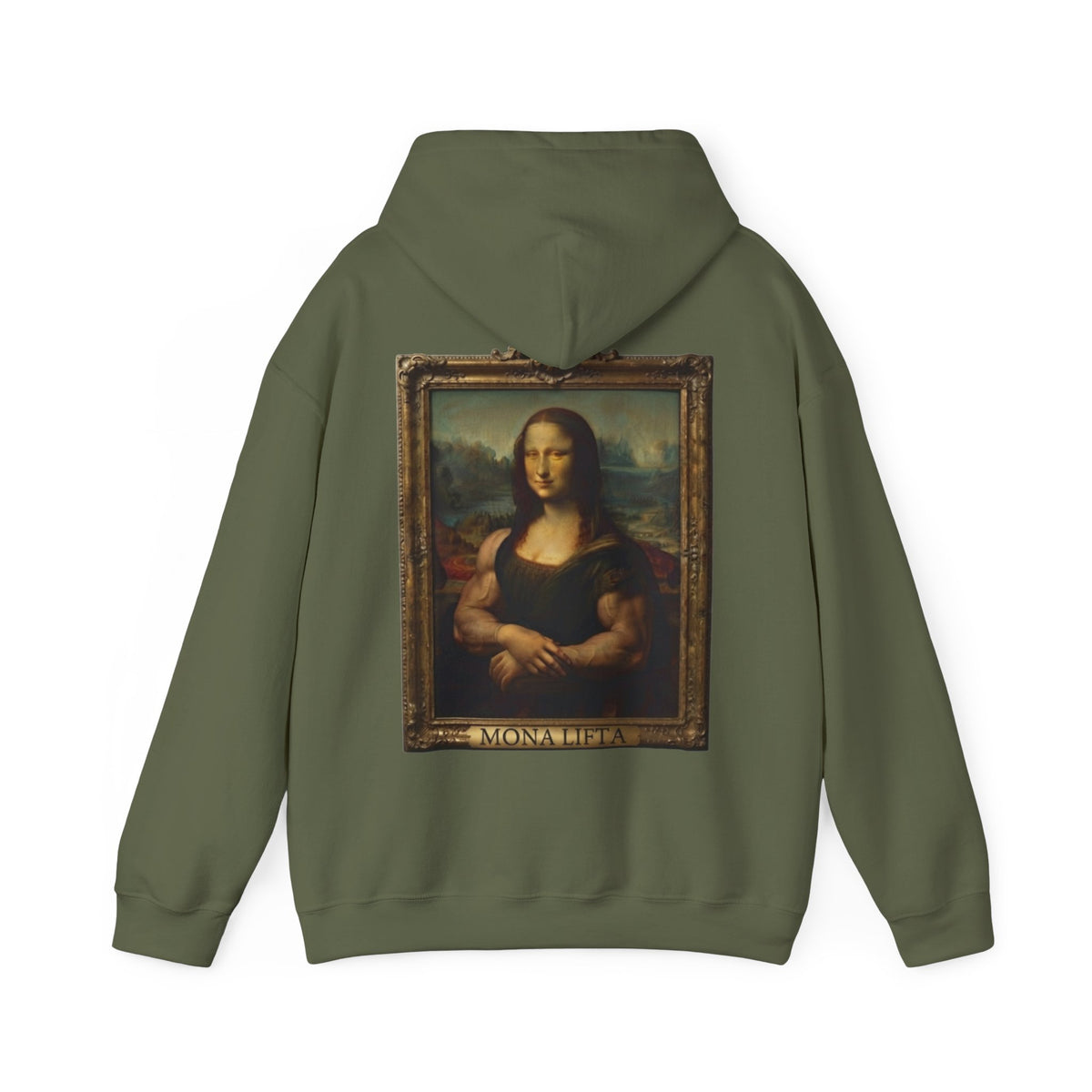 Mona Lisa Adult Hoodie – Classic Renaissance Art Print Pullover