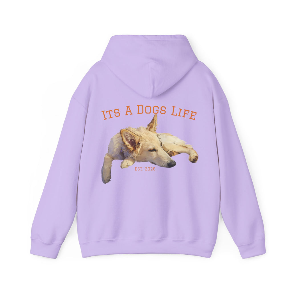 Sleeping Dog Illustration Adult Hoodie | "It's a Dog's Life" Graphic Hoodie