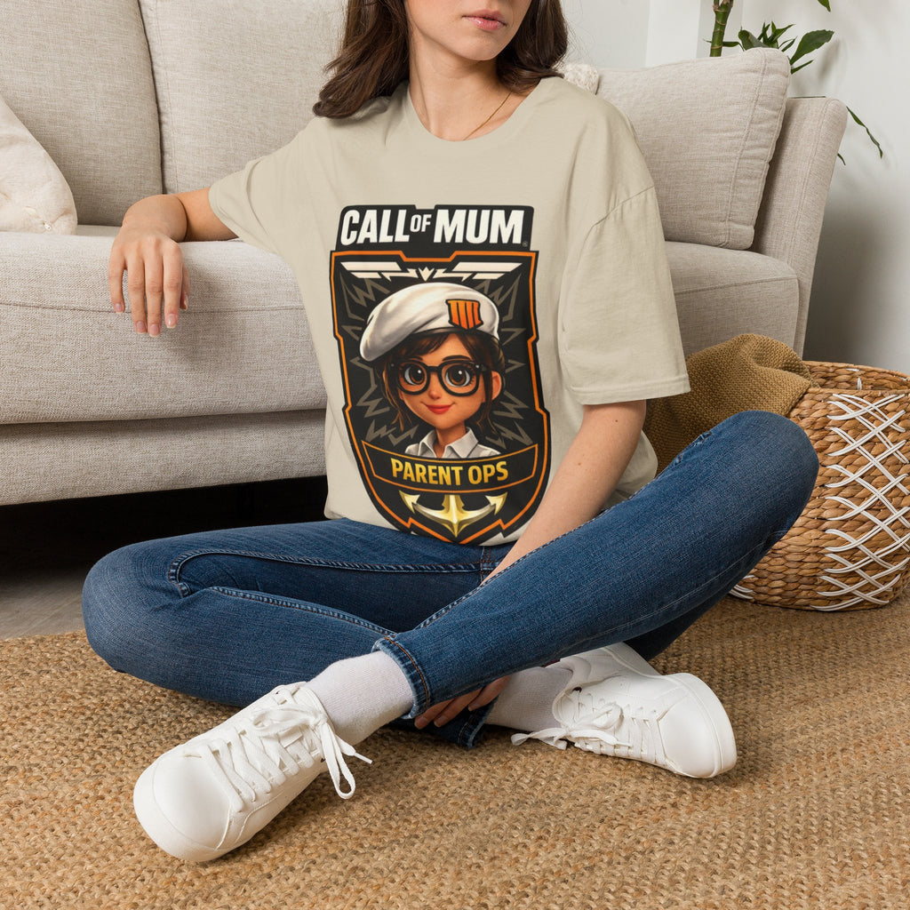 Call of Mum Adult T-Shirt — Gamer Mom "Parent Ops" Graphic Tee