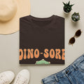 Dino-Sore Adult T-Shirt — Cute Workout Dinosaur Fitness Tee