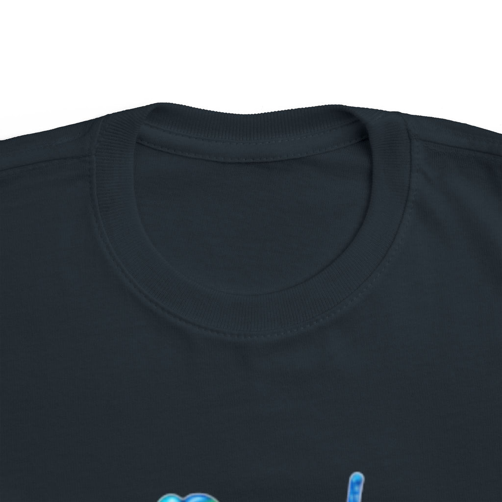 Rainbow Balloon Dog Be Kind Toddler Tee | Kids Positive Message Shirt