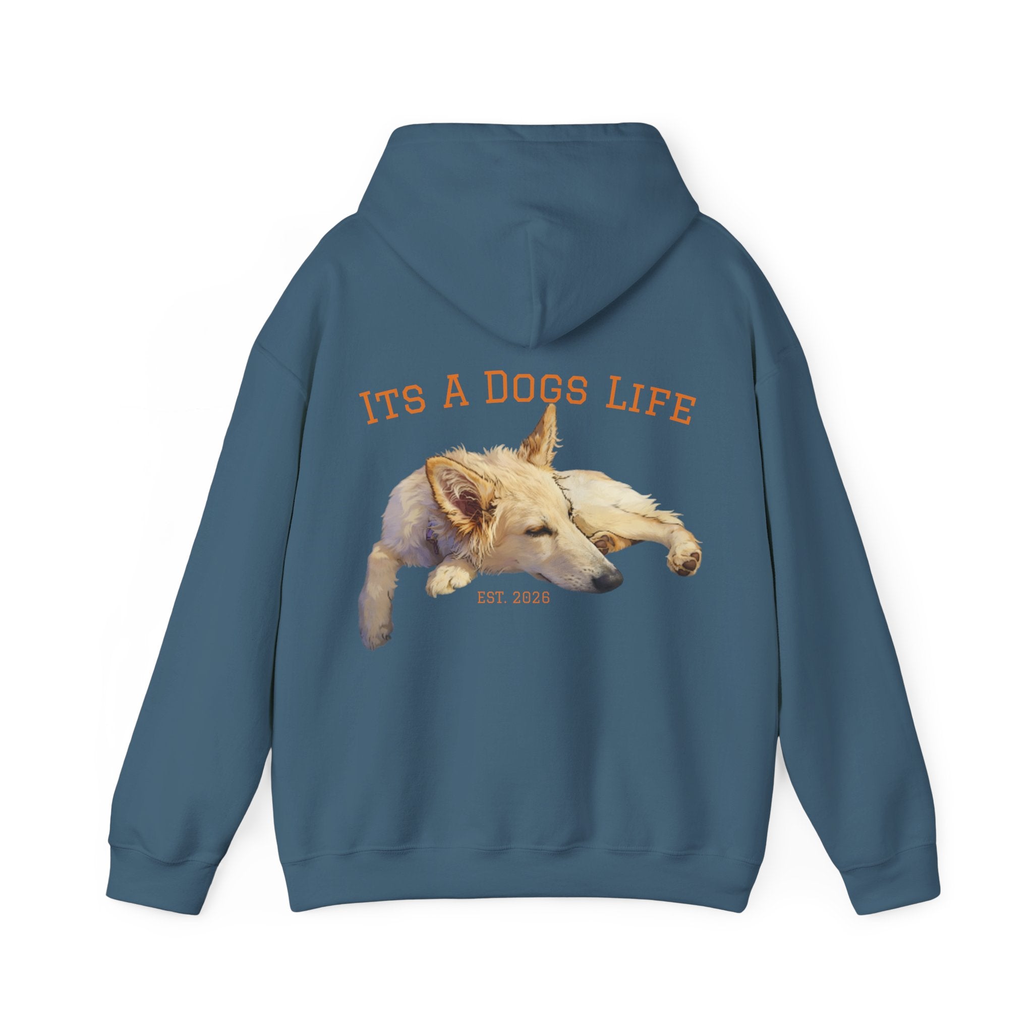 Sleeping Dog Illustration Adult Hoodie | "It's a Dog's Life" Graphic Hoodie