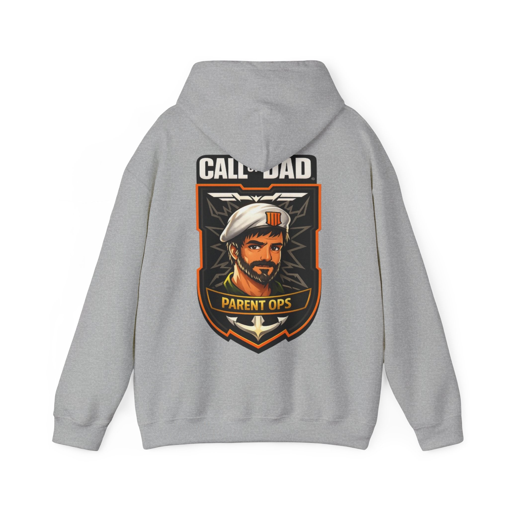 Adult Hoodie - "Call of Dad: Parent Ops" Tactical Gamer Hooded Sweatshirt