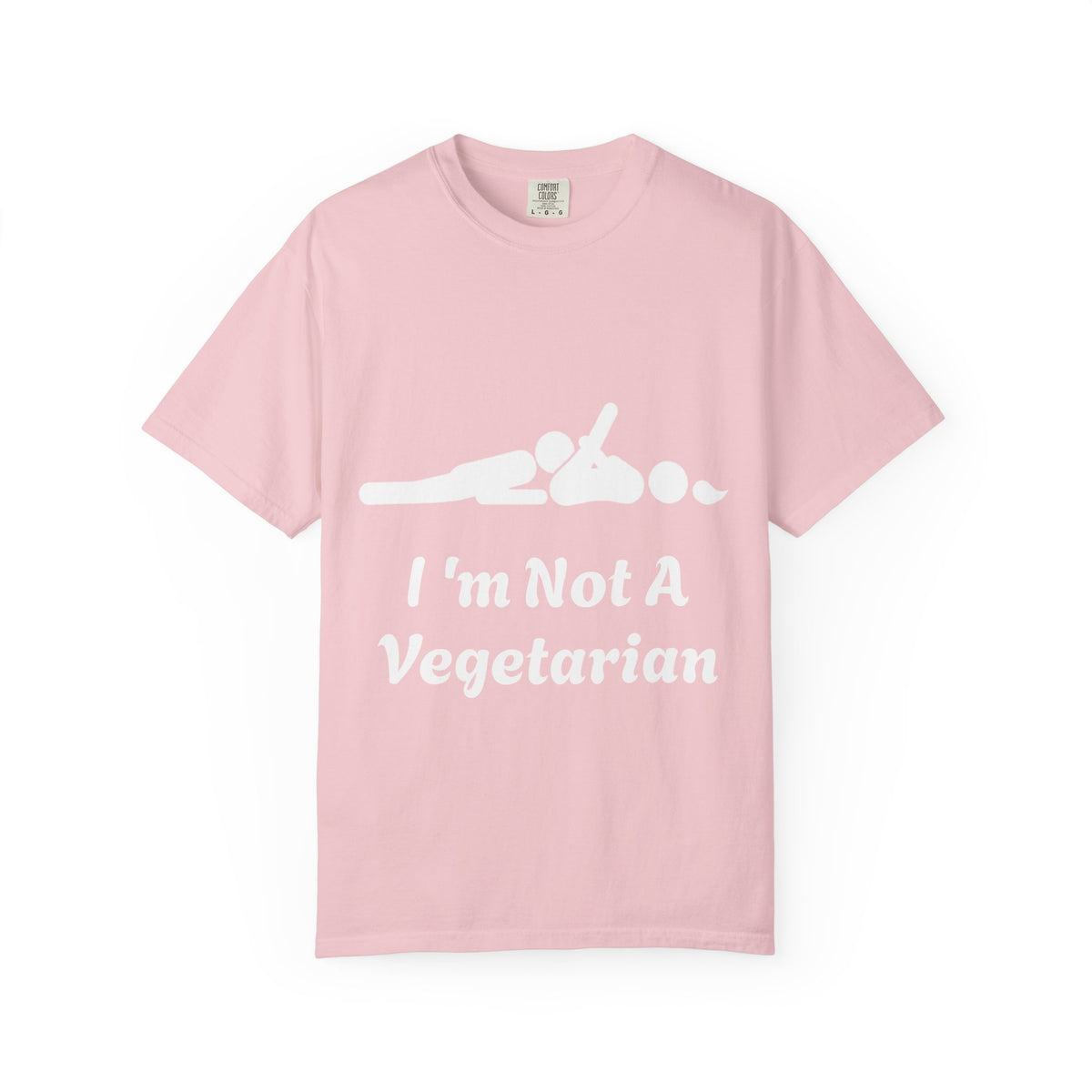 Adult T-Shirt — Funny " i'm Not a Vegetarian" Graphic Tee (Meat Lover Humor)