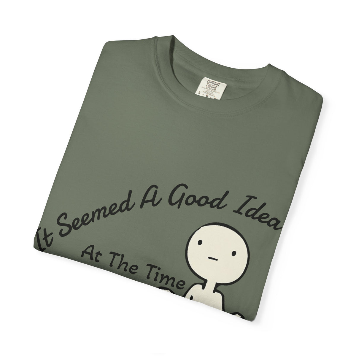 It Seemed A Good Idea At The Time Adult T-Shirt