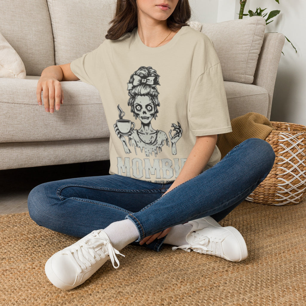 Mombie Adult T-Shirt — Cute Spooky Mom Graphic Tee ("Mommy")