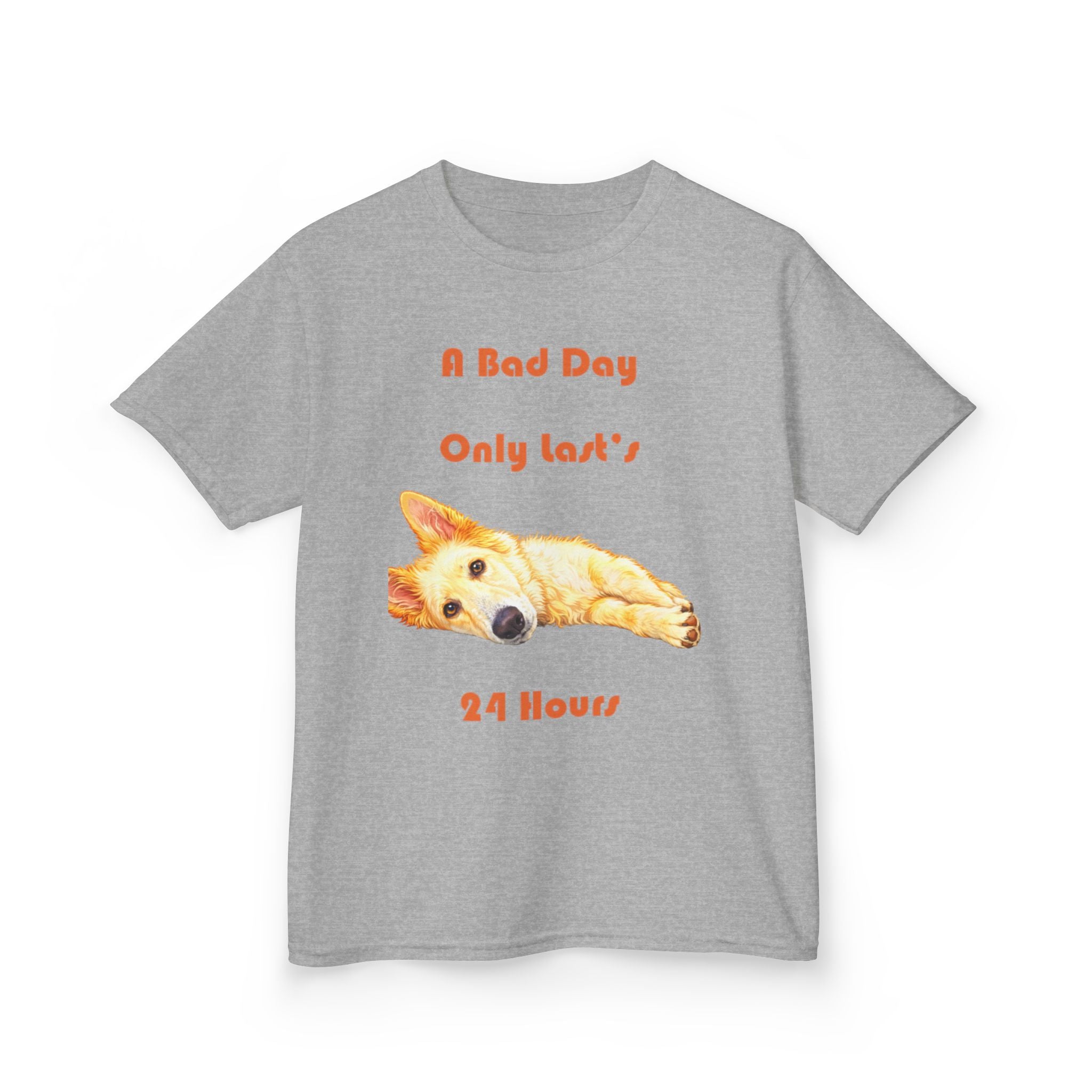 A Bad Day Only Lasts 24 Hours Kids Tee | Tyra Illustration