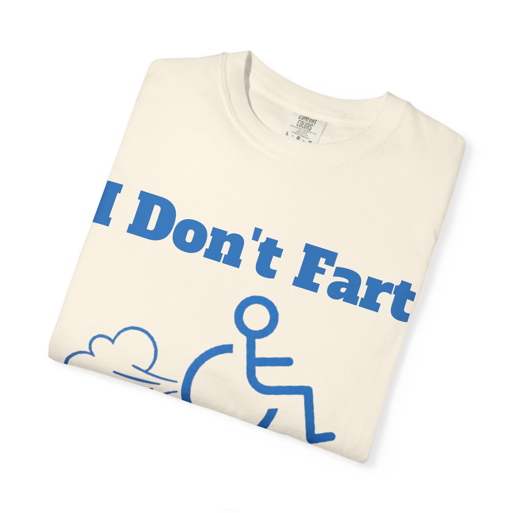Graphic Adult T-shirt — "I Don't Fart I Turbo Boost" Wheelchair Humor Tee
