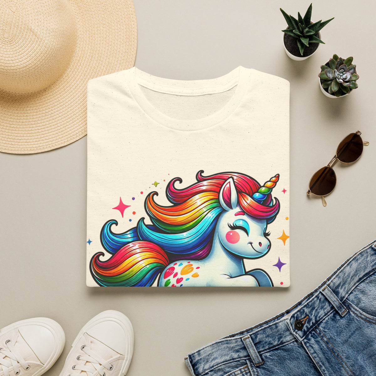 Funny Unicorn Chaser Adult T-Shirt — Rainbow Magical Unicorn Tee