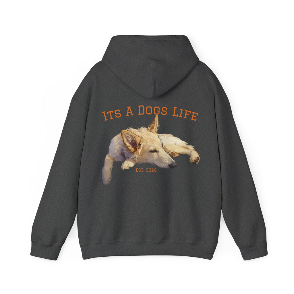 Sleeping Dog Illustration Adult Hoodie | "It's a Dog's Life" Graphic Hoodie