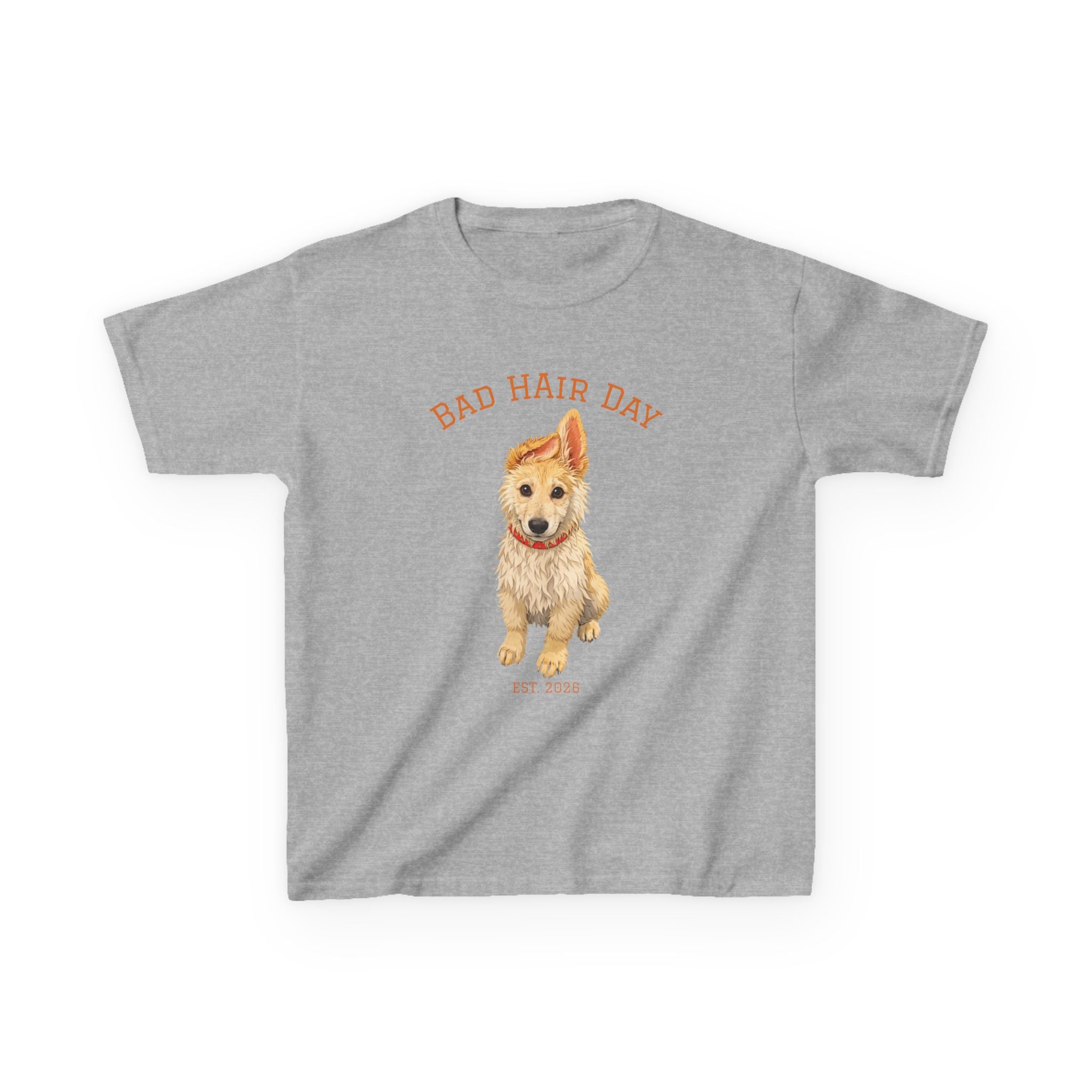 Bad Hair Day Puppy Tee | Tyra Illustration Kids T-Shirt