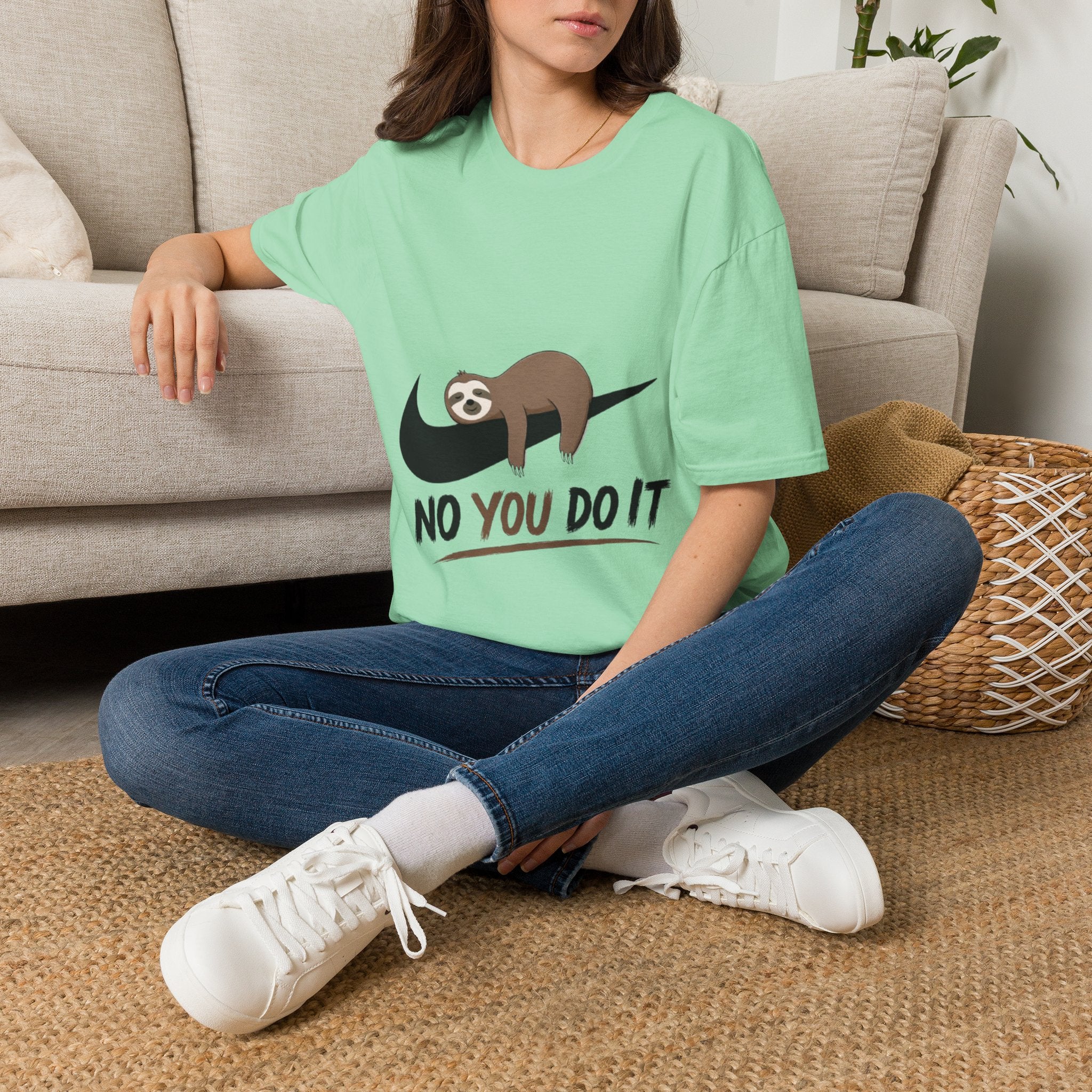 Sloth "No You Do It" Adult T-Shirt