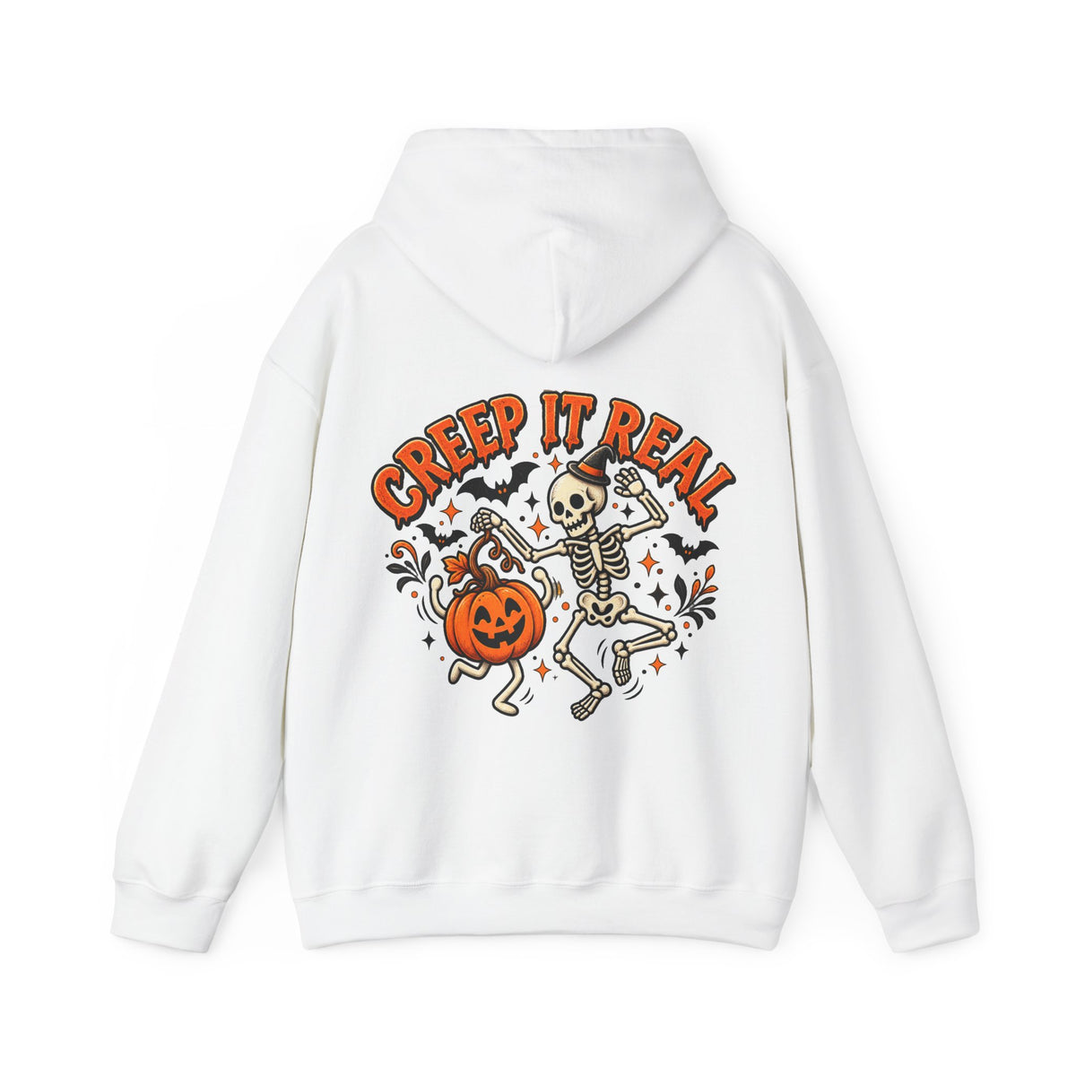 Halloween Skeleton 'Creep It Real' Adult Hoodie