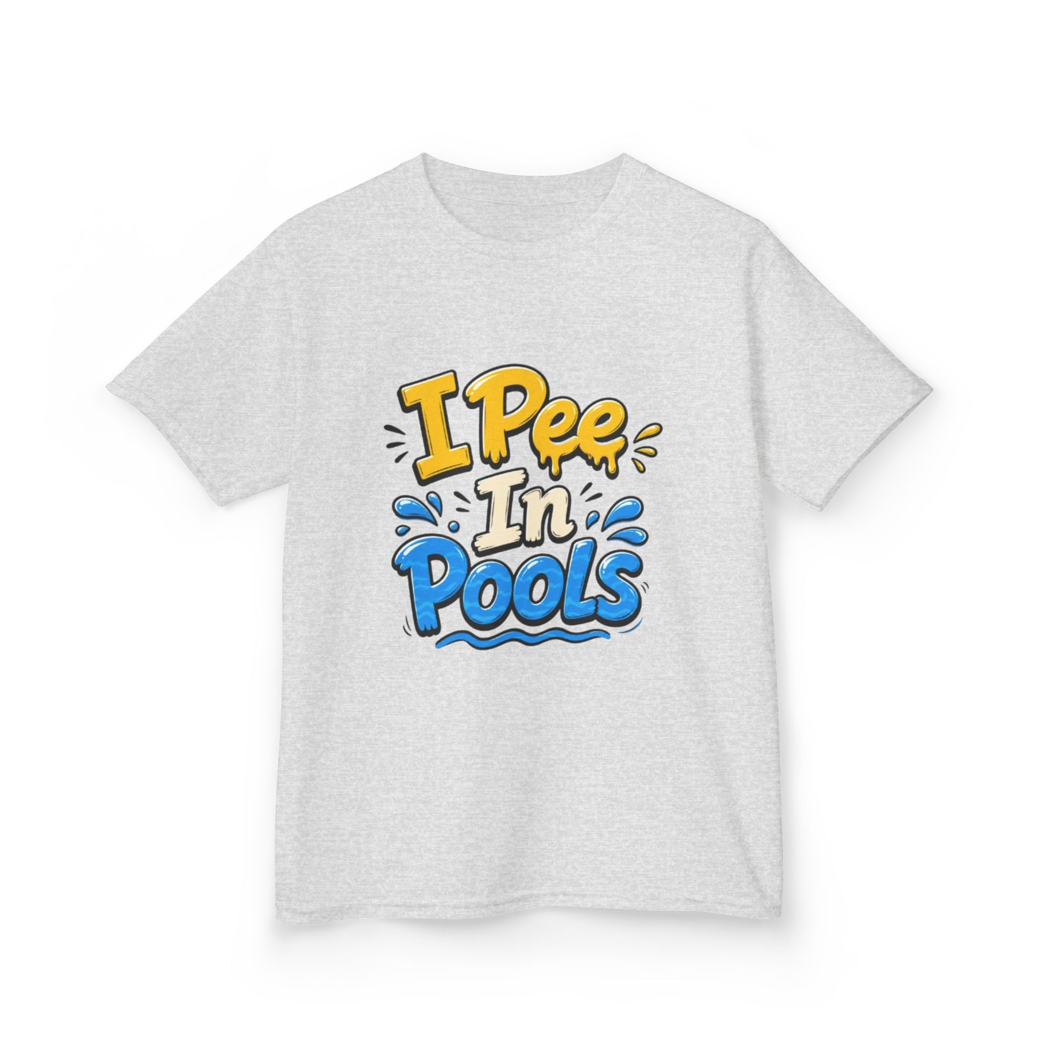 Kids Tee — "I Pee In Pools" Funny Summer Swim Shirt