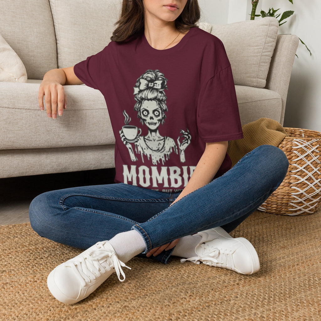 Mombie Adult T-Shirt — Cute Spooky Mom Graphic Tee ("Mommy")
