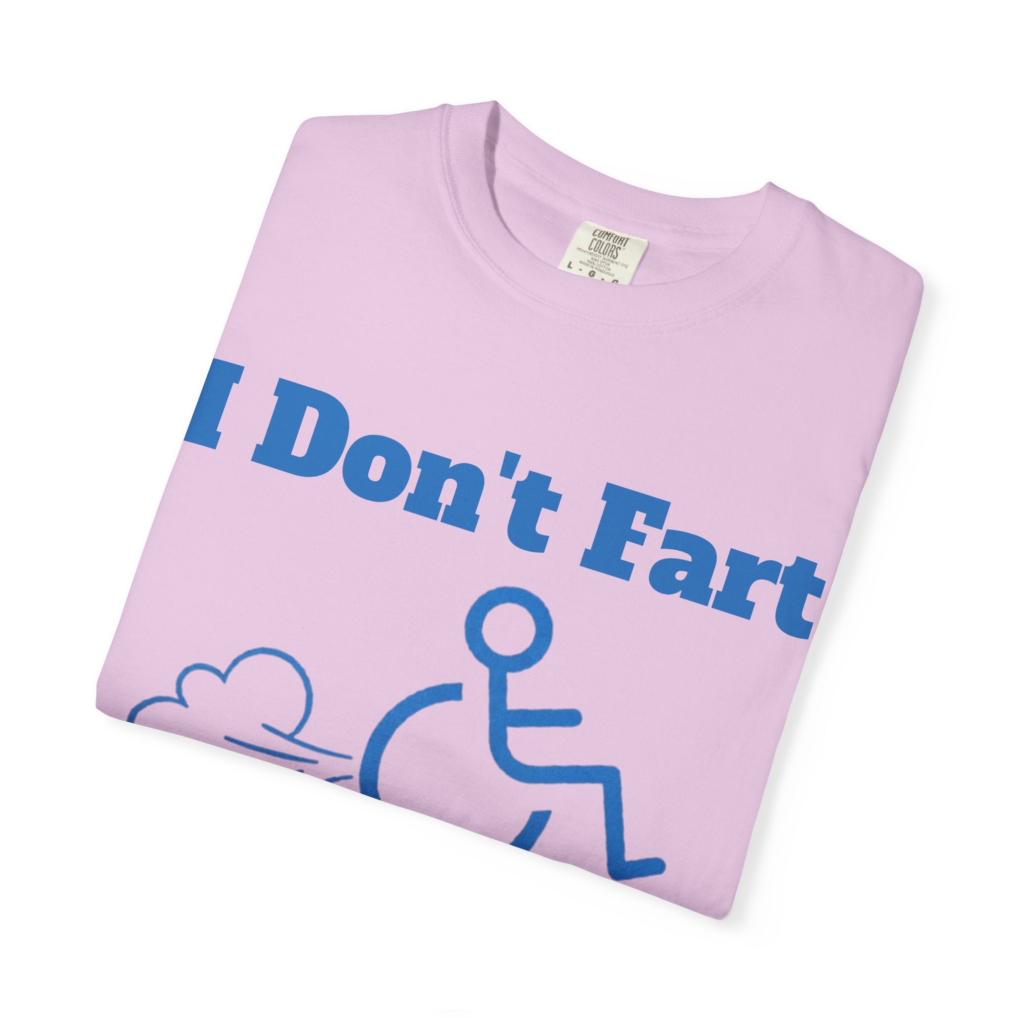 Graphic Adult T-shirt — "I Don't Fart I Turbo Boost" Wheelchair Humor Tee