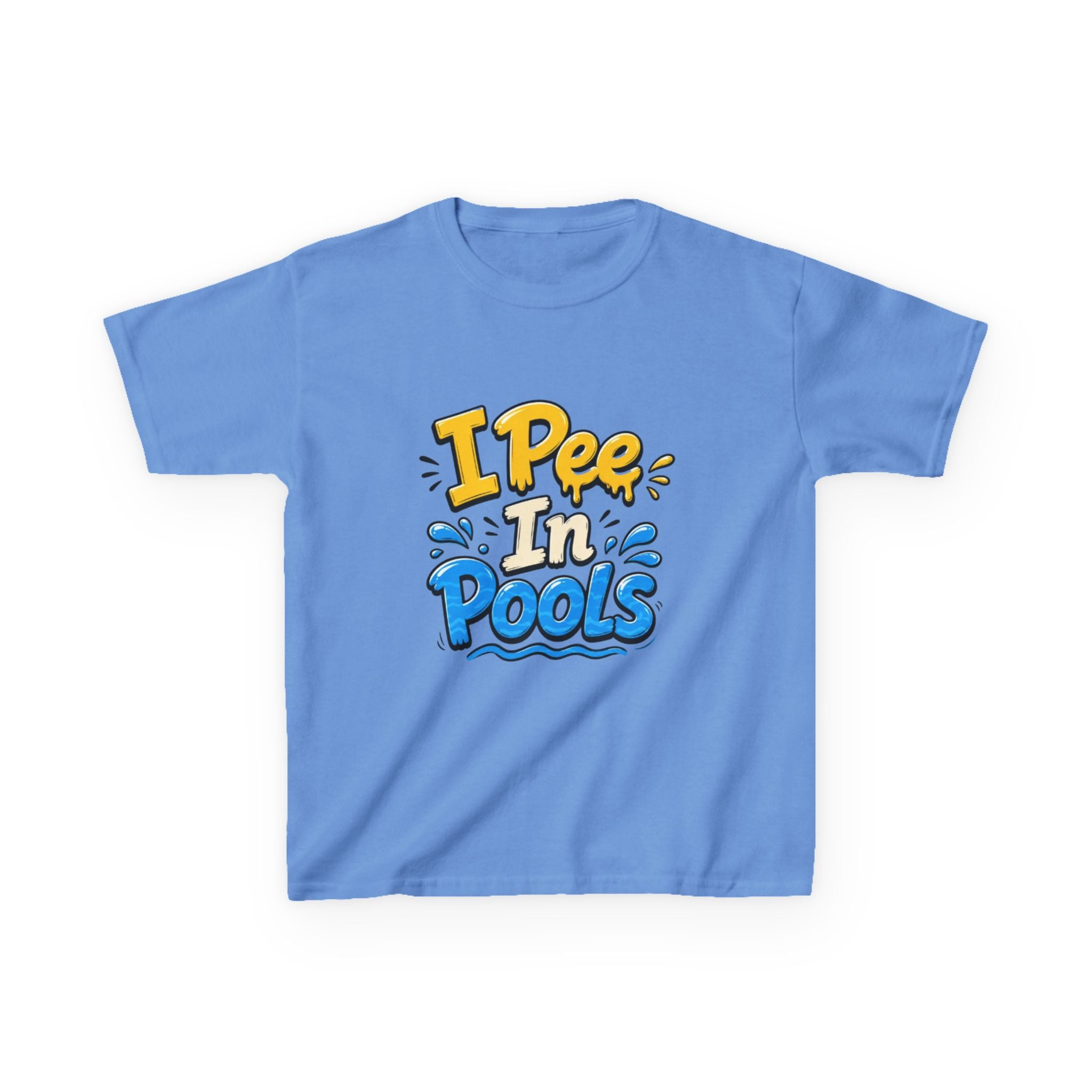 Kids Tee — "I Pee In Pools" Funny Summer Swim Shirt