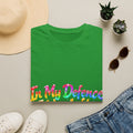 In My Defense I Was Left Unsupervised Adult T-Shirt – Funny Rainbow Casual Tee for Women & Men
