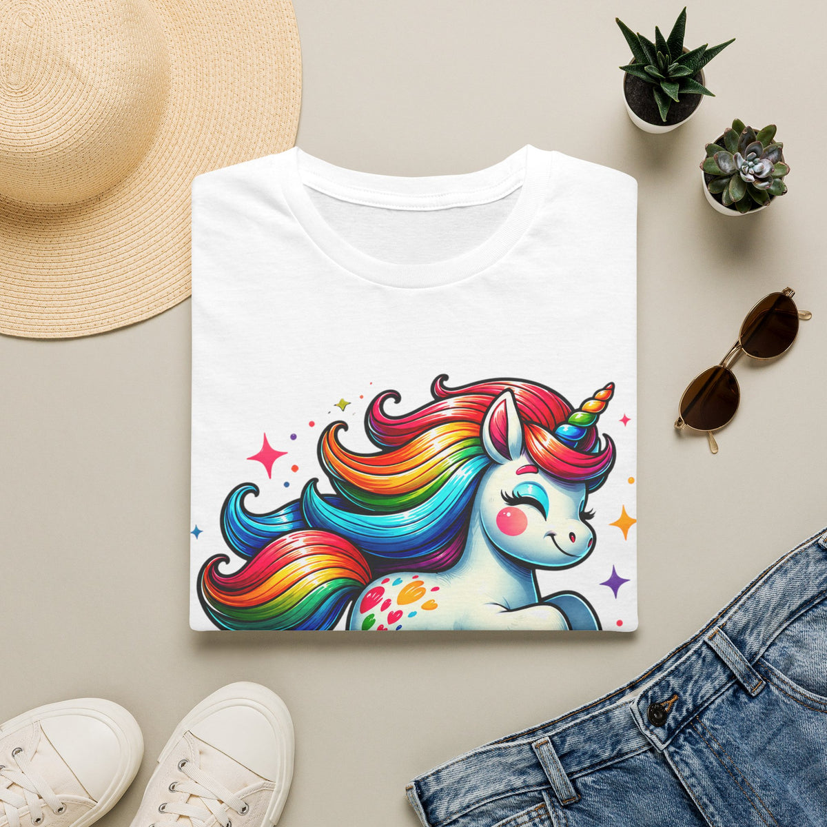 Funny Unicorn Chaser Adult T-Shirt — Rainbow Magical Unicorn Tee