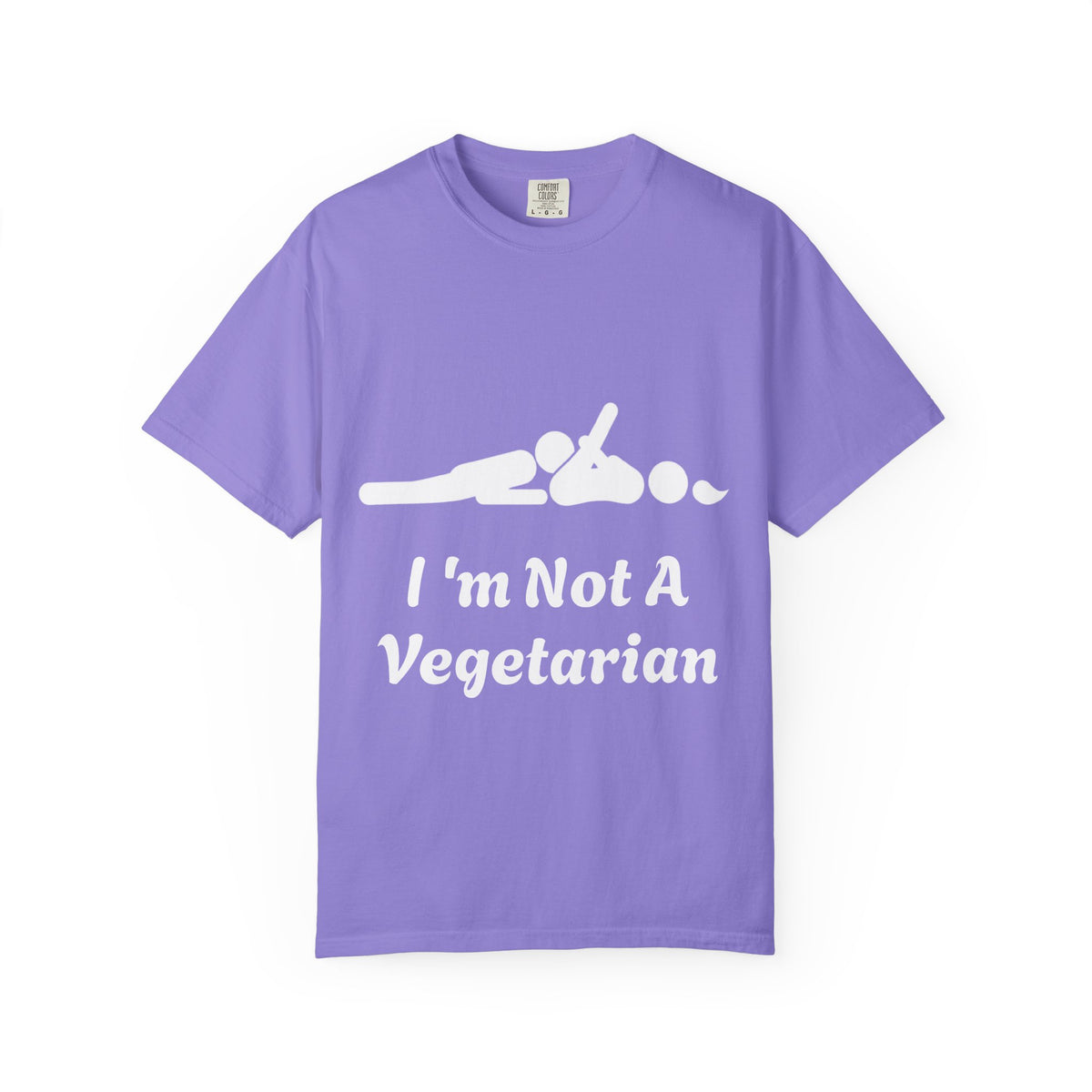 Adult T-Shirt — Funny " i'm Not a Vegetarian" Graphic Tee (Meat Lover Humor)