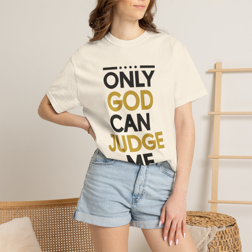 Only God Can Judge Me T-Shirt — Bold Faith Graphic Adult Tee