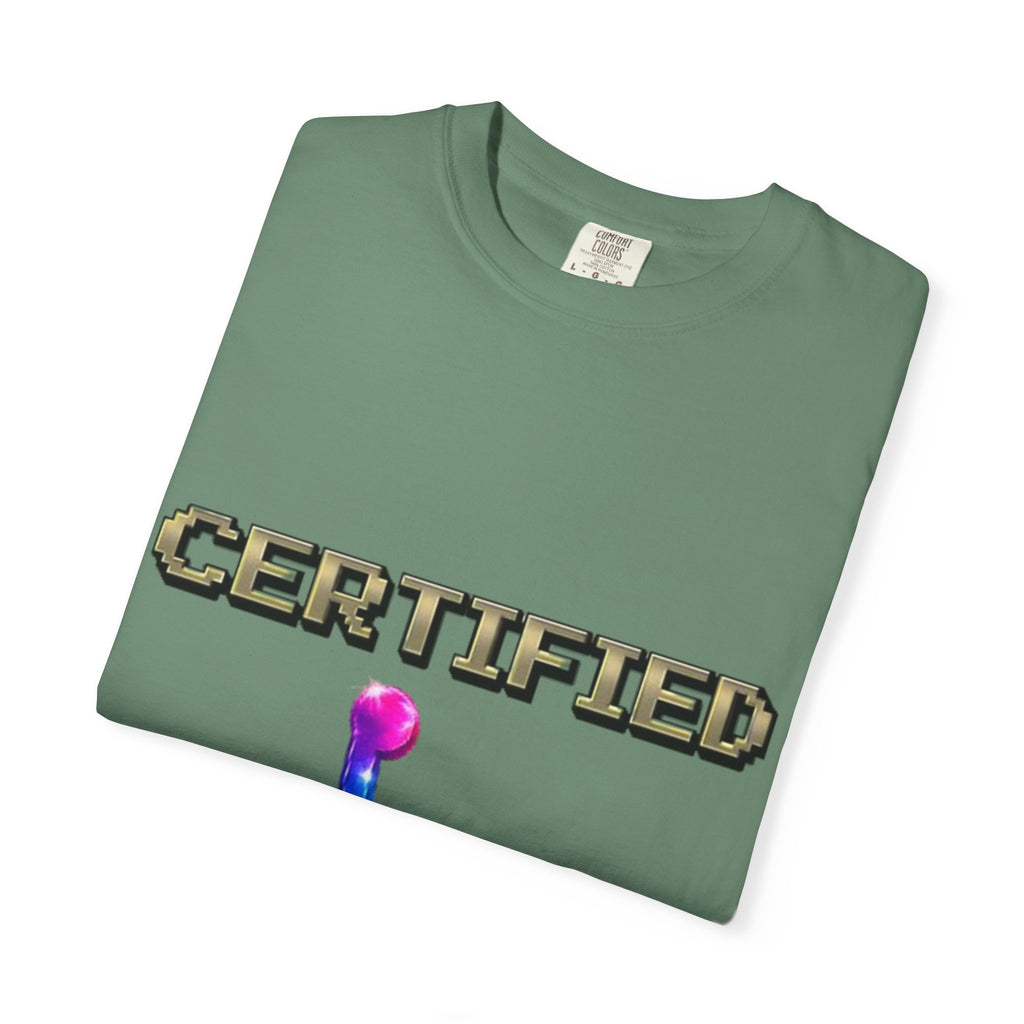 Certified Stunt Man T-Shirt — Rainbow Wheelchair Adult Tee