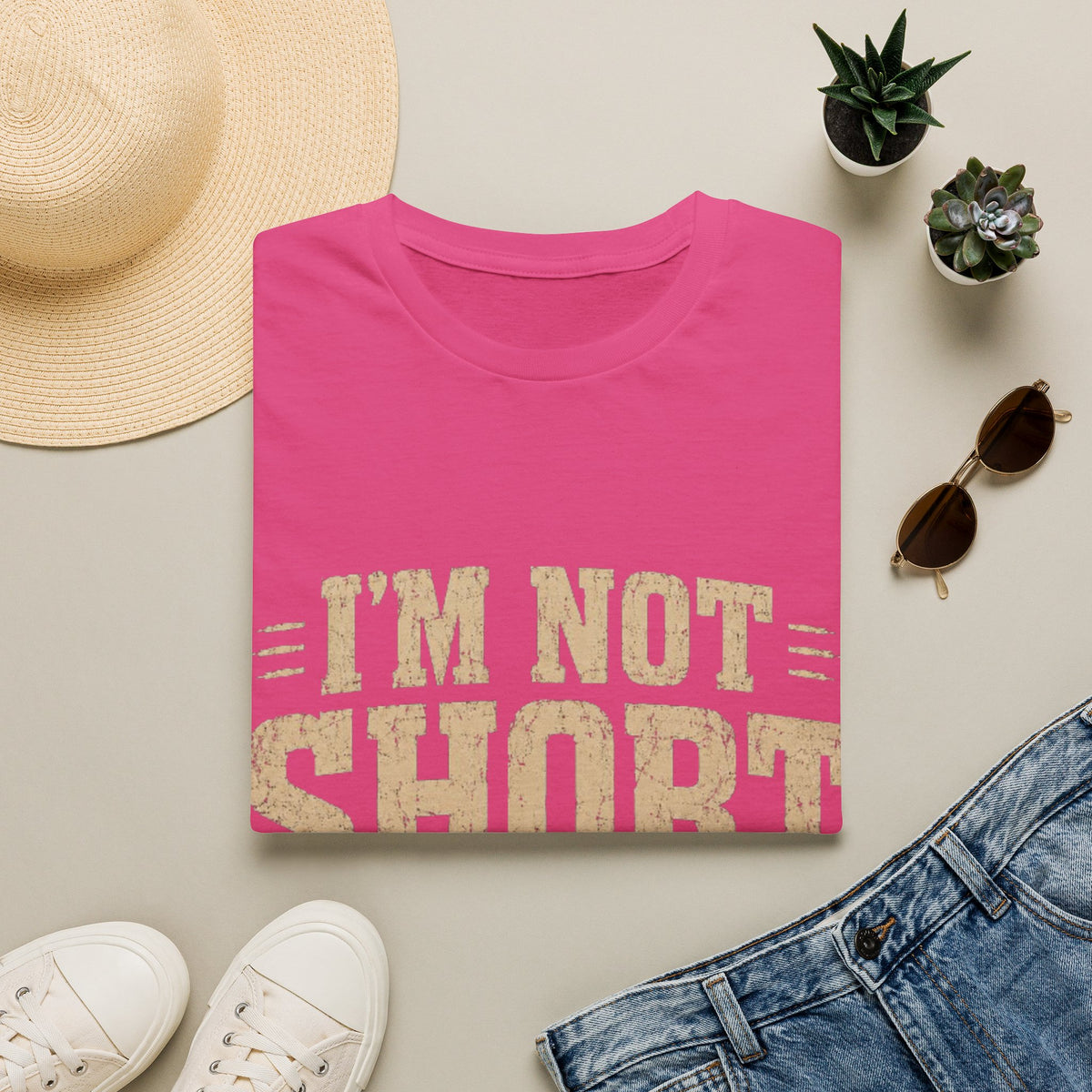 Adult T-Shirt — “I’m Not Short, I’m Fun Size” Funny Graphic Tee