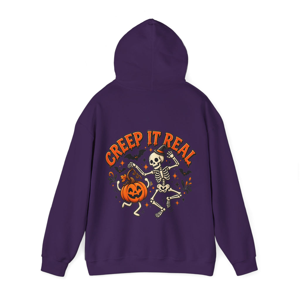 Halloween Skeleton 'Creep It Real' Adult Hoodie