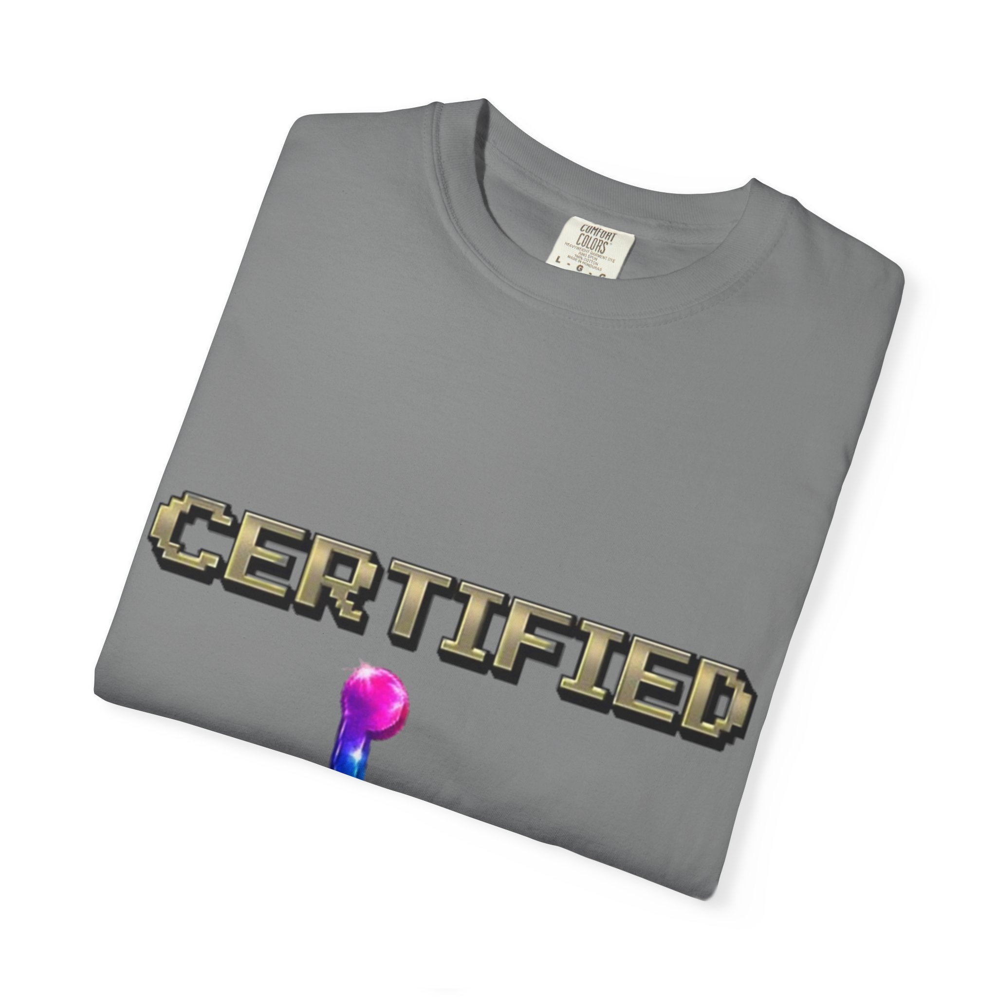 Certified Stunt Man T-Shirt — Rainbow Wheelchair Adult Tee