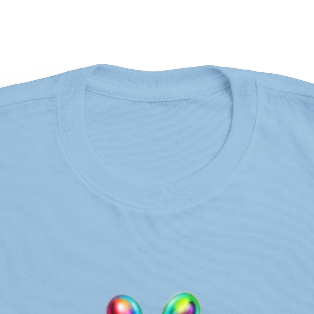 Rainbow Bubble Frog BE KIND Toddler Tee | Kids Positive Message Shirt