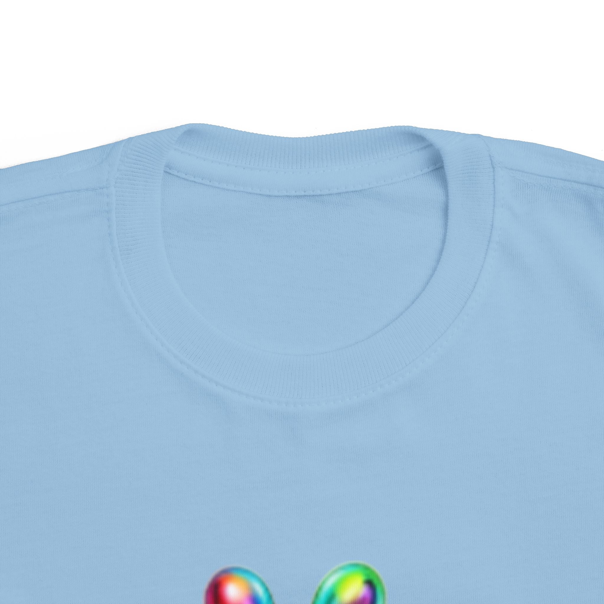 Rainbow Bubble Frog BE KIND Toddler Tee | Kids Positive Message Shirt