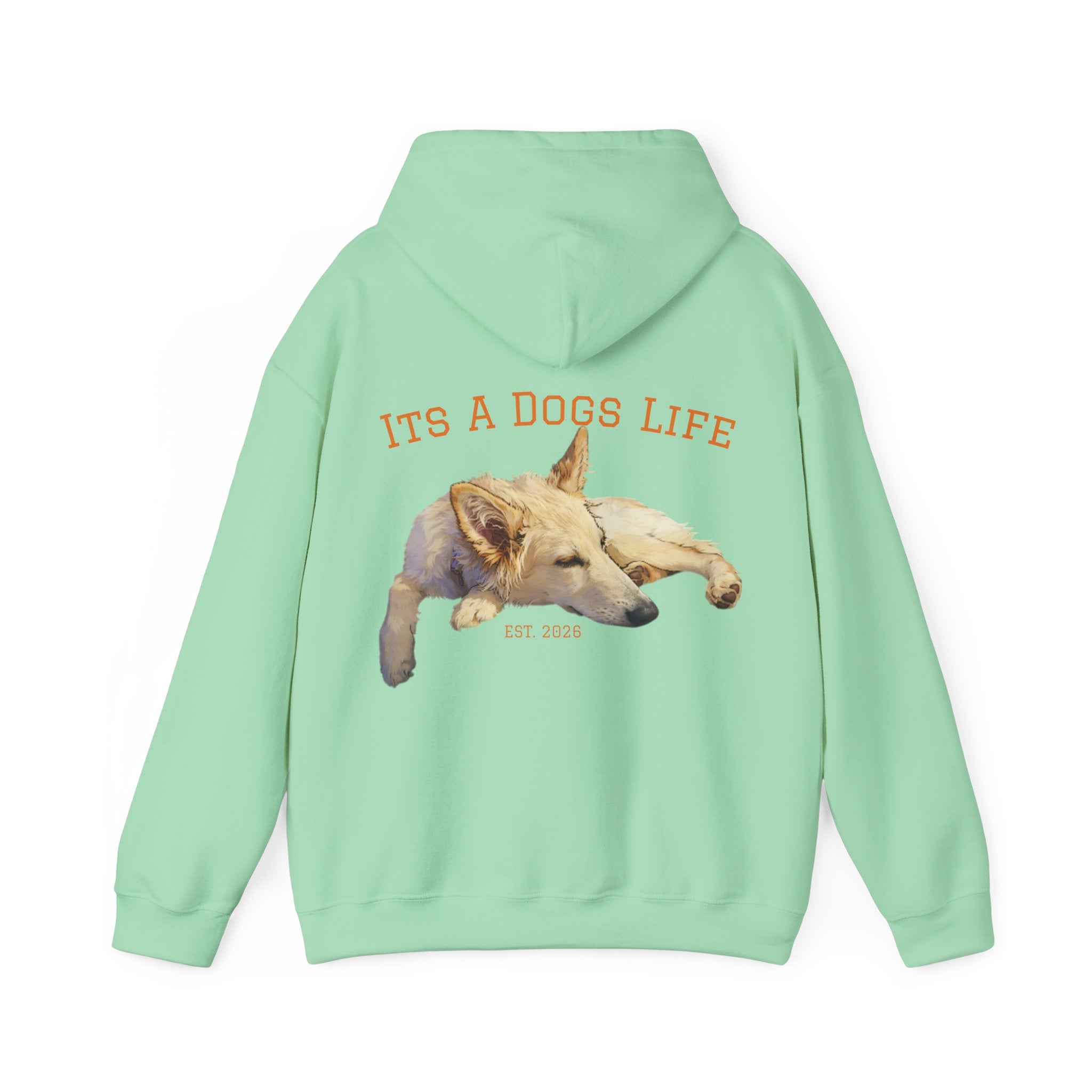 Sleeping Dog Illustration Adult Hoodie | "It's a Dog's Life" Graphic Hoodie