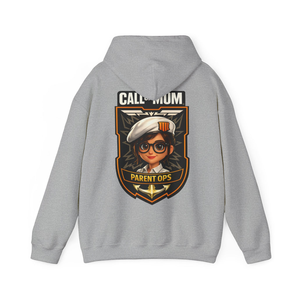 Adult Hoodie - "Call Mom" Parent Ops Gaming Mom Graphic Hoodie