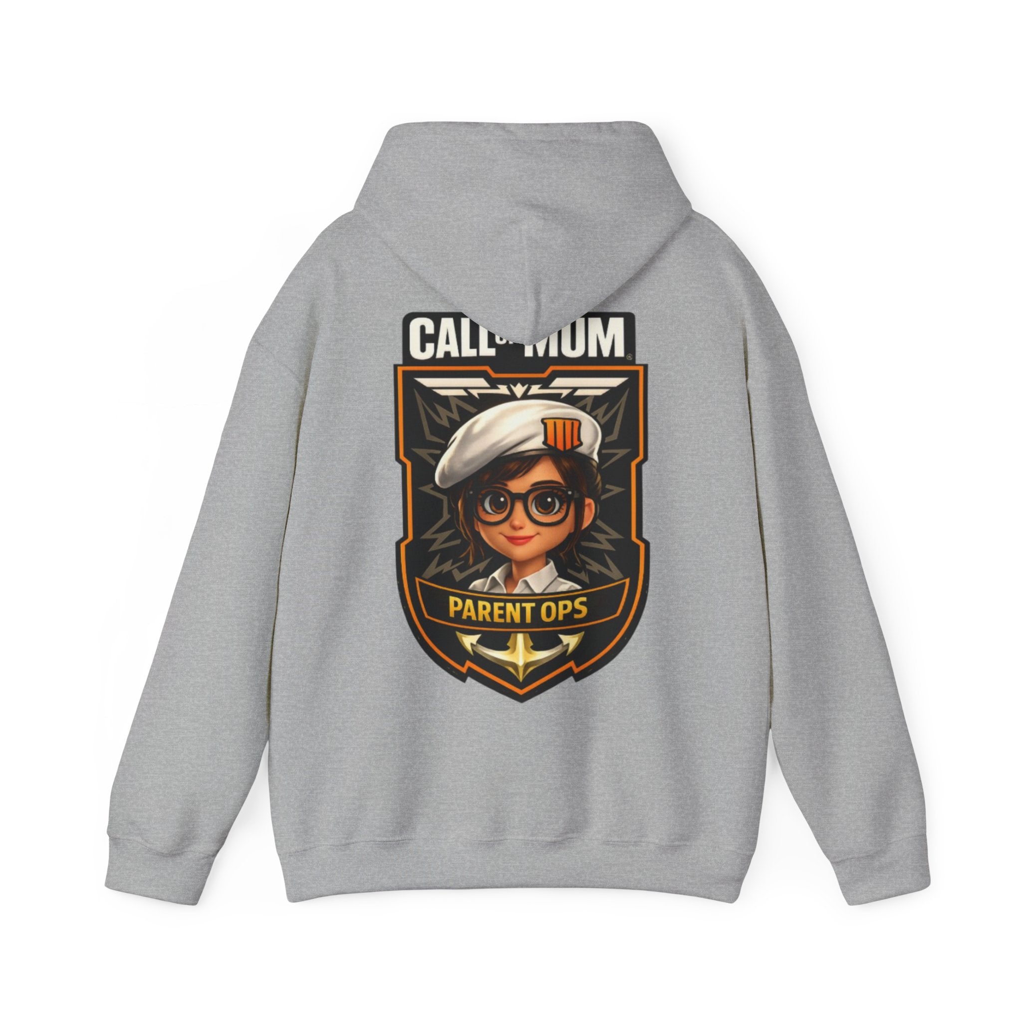 Adult Hoodie - "Call Mom" Parent Ops Gaming Mom Graphic Hoodie