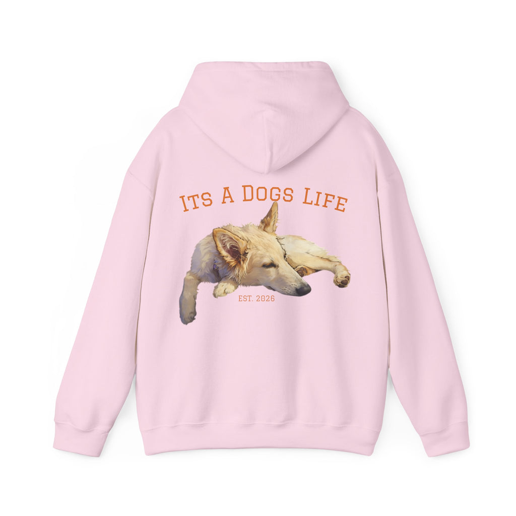 Sleeping Dog Illustration Adult Hoodie | "It's a Dog's Life" Graphic Hoodie
