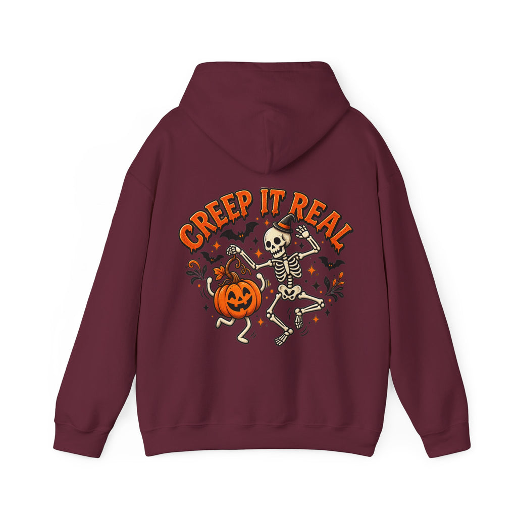 Halloween Skeleton 'Creep It Real' Adult Hoodie