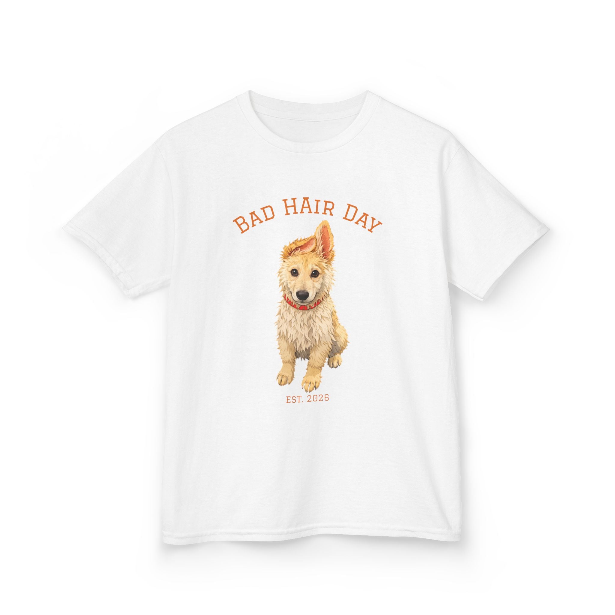 Bad Hair Day Puppy Tee | Tyra Illustration Kids T-Shirt