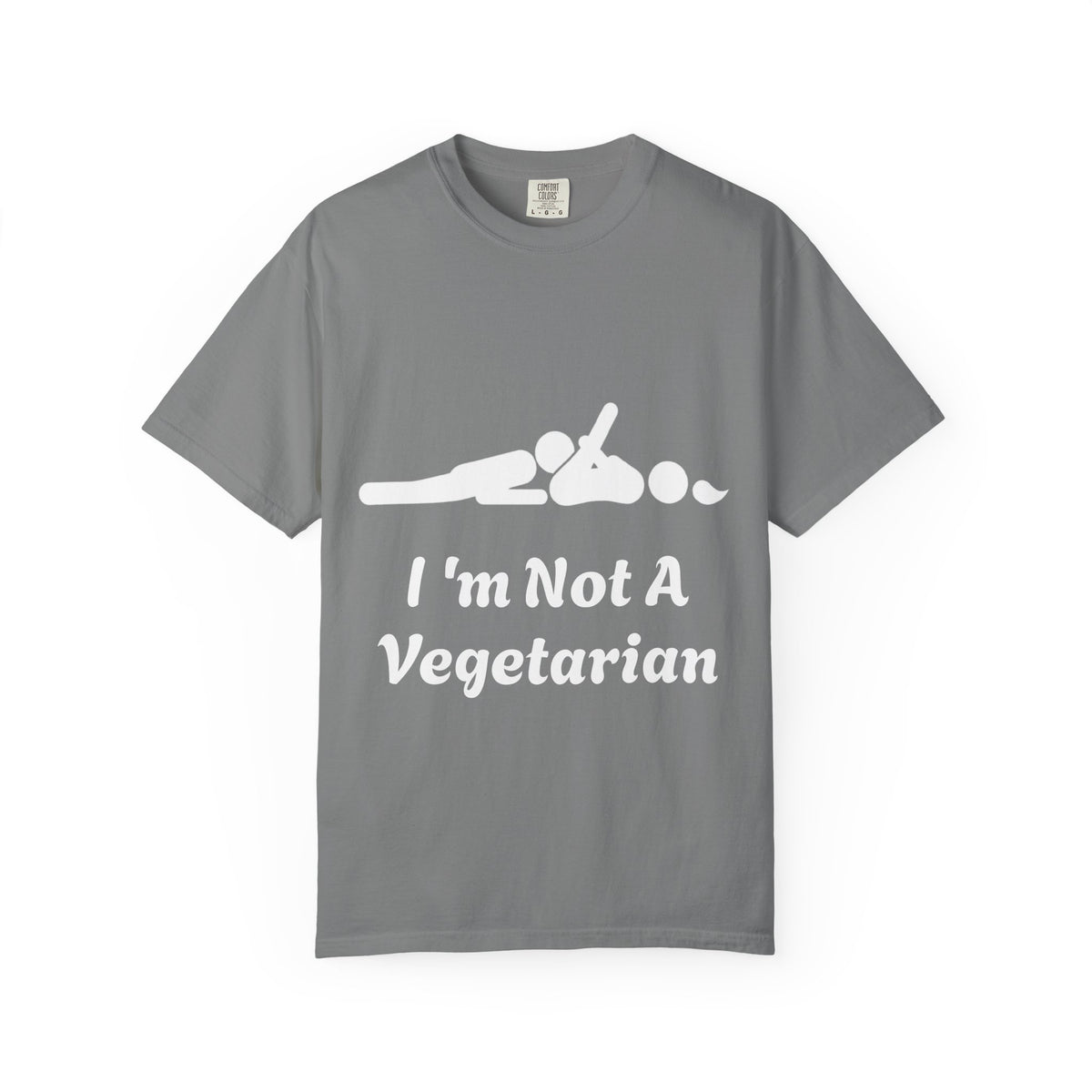 Adult T-Shirt — Funny " i'm Not a Vegetarian" Graphic Tee (Meat Lover Humor)