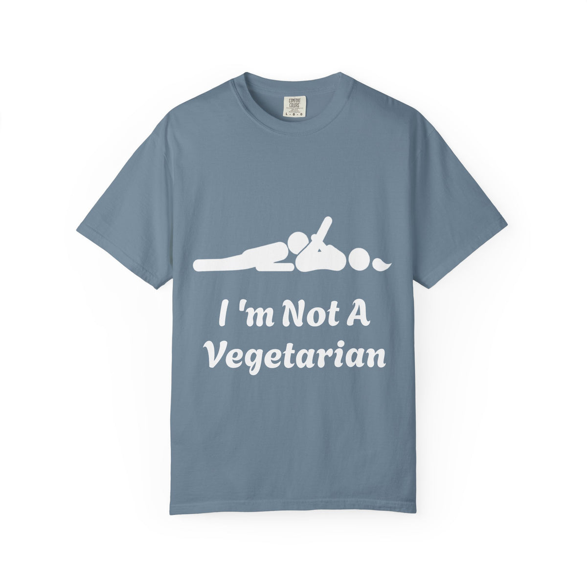 Adult T-Shirt — Funny " i'm Not a Vegetarian" Graphic Tee (Meat Lover Humor)